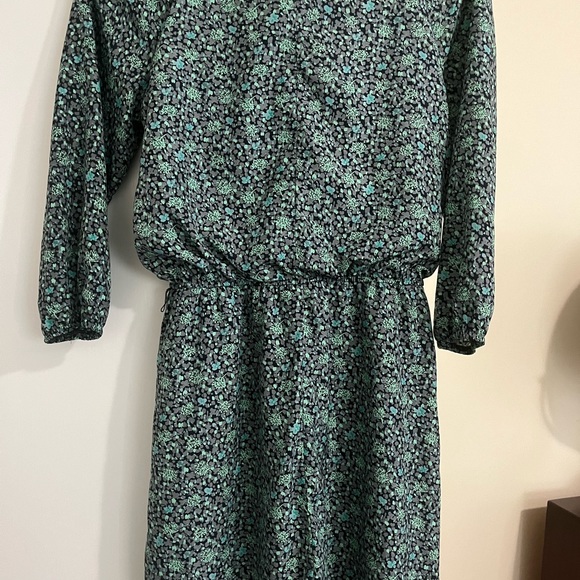 Accidentally In Love Dress Large Navy/Green - Picture 2 of 4